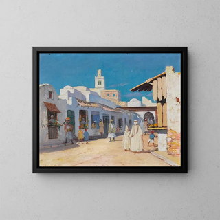 Charles Cottet - A Street In Tunis.webp