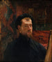 Zelfportret - Charles Cottet — weergave van het kunstwerk