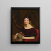 Cora Livingston - Charles Cromwell Ingham — ingelijst kunstwerk aan de muur