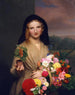 La fille aux fleurs - Charles Cromwell Ingham — weergave van het kunstwerk