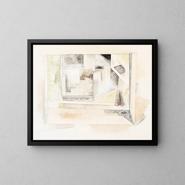 Escalier des Bermudes - Charles Demuth — ingelijst kunstwerk aan de muur