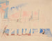 Quai met vier figuren - Charles Demuth — weergave van het kunstwerk