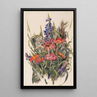 Charles Demuth - Zinnias Larkspur and Daisies.webp