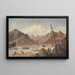 Port mediterraan - Charles Dyce — ingelijst kunstwerk aan de muur