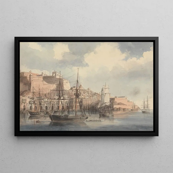 Charles Dyce - View at Malta.webp