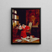 The Cardinals' Pastimes - Charles Édouard Delort — framed artwork on a wall