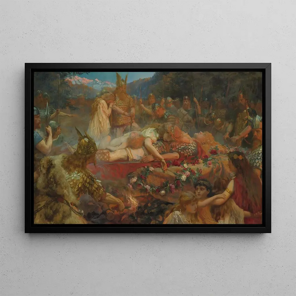Charles Ernest Butler - Death Of A Viking Warrior.webp