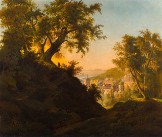 Charles Ferdinand Wimar - The Castle of Heidelberg.webp