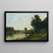 Bord de l'Oise - Charles François Daubigny — ingelijst kunstwerk aan de muur