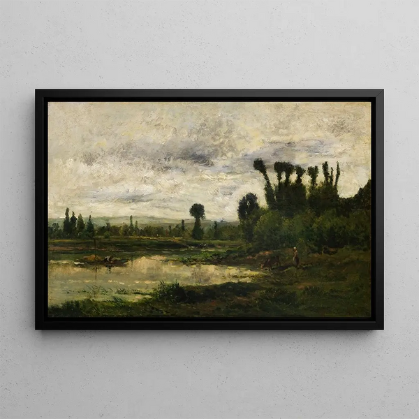 Charles Franois Daubigny - Bords de lOise Temps dOrage.webp