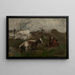 Koeien in de Weide - Charles François Daubigny — ingelijst kunstwerk aan de muur