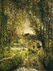 Landschap met een zonnige beek - Charles François Daubigny — weergave van het kunstwerk