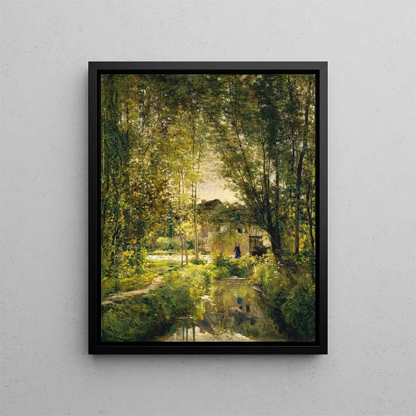 Charles Franois Daubigny - Landscape with a Sunlit Stream.webp
