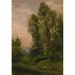 Reproductie van het schilderij Landschap Stadion van creatie Studie - Charles François Daubigny
