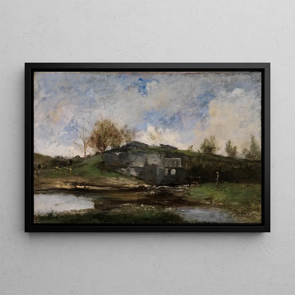Charles Franois Daubigny - Schleuse im Tal von Optevoz.webp