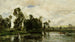 Het Riet van de Vijverrand - Charles François Daubigny — weergave van het kunstwerk