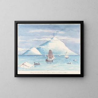 Charles Hamilton Smith - Beaufort Island  Mount Erebus.webp