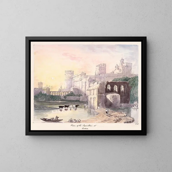 Gevangenis van de Inquisitie in Córdoba - Charles Hamilton Smith — ingelijst kunstwerk aan de muur