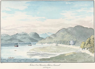 Observatoire de Salmon Cove, Inlet, Nouvelle-Cornouailles - Charles Hamilton Smith — weergave van het kunstwerk