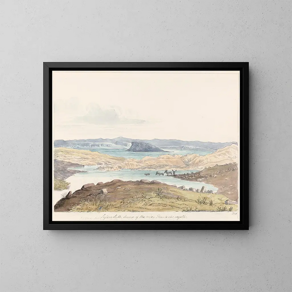 Lac de Sussex - Charles Hamilton Smith — ingelijst kunstwerk aan de muur