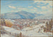 Hoogtepunt en Round Top Catskill in de winter - Charles Herbert Moore — weergave van het kunstwerk