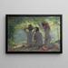 Baders - Charles Hermans — ingelijst kunstwerk aan de muur