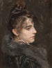 Portret van een dame - Charles Hermans — weergave van het kunstwerk