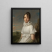 Portret van Emma Jane Hodges - Charles Howard Hodges — ingelijst kunstwerk aan de muur