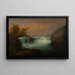 Vue van Goat Island en de Niagarawatervallen - Charles Hubbard — ingelijst kunstwerk aan de muur