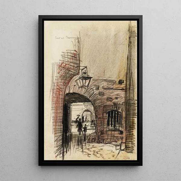 Charles Jouas - Cour et vote rue Chanoinesse.webp