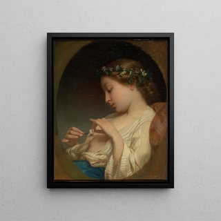 Charles Landelle - Girl Guesses On Camomile.webp