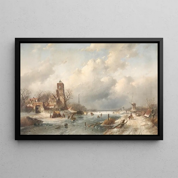 Charles Leickert - Winter Scene.webp