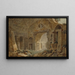 Fantasie architecturale met Romeinse ruïnes - Charles Louis Clérisseau — ingelijst kunstwerk aan de muur
