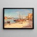 Een scène in Martigues - Charles Malfroy — ingelijst kunstwerk aan de muur