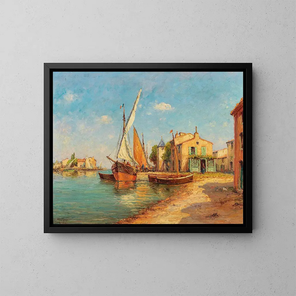 Tang de Berre - Charles Malfroy — ingelijst kunstwerk aan de muur