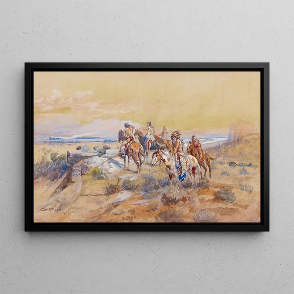 Charles Marion Russell - Watching The Iron Horse.webp