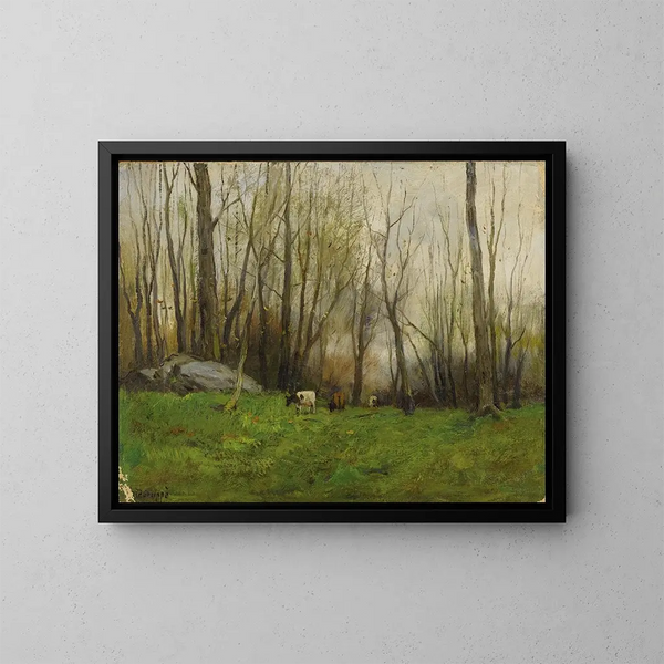 weide in de Bronx, New York - Charles Paul Gruppe — ingelijst kunstwerk aan de muur