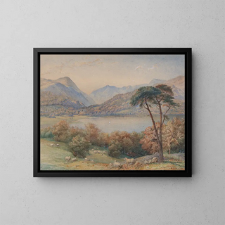 Charles Reginald Aston - Landscape with Sheep.webp