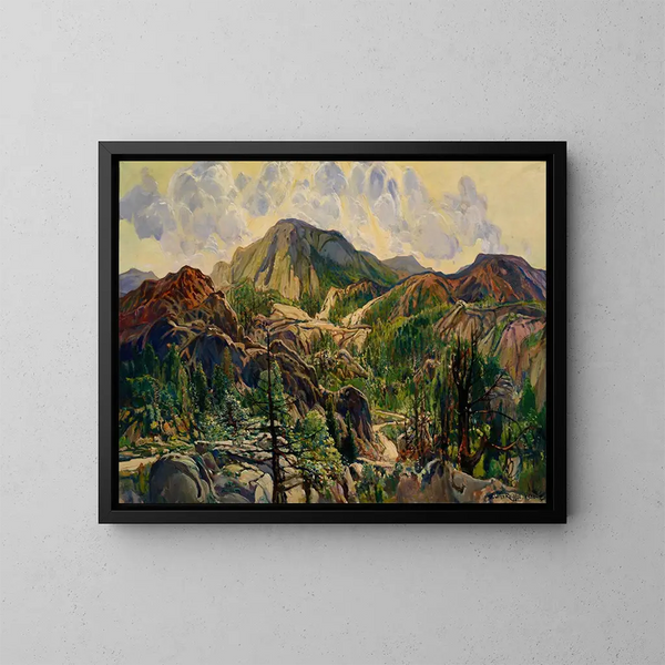 Route dans les Cuyamacas - Charles Reiffel — ingelijst kunstwerk aan de muur