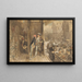 Theater van Kermis - Charles Rochussen — ingelijst kunstwerk aan de muur