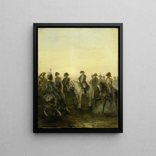 Charles Rochussen - Napoleon with his Staff.webp