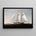 De Yacht America - Charles S. Raleigh — ingelijst kunstwerk aan de muur