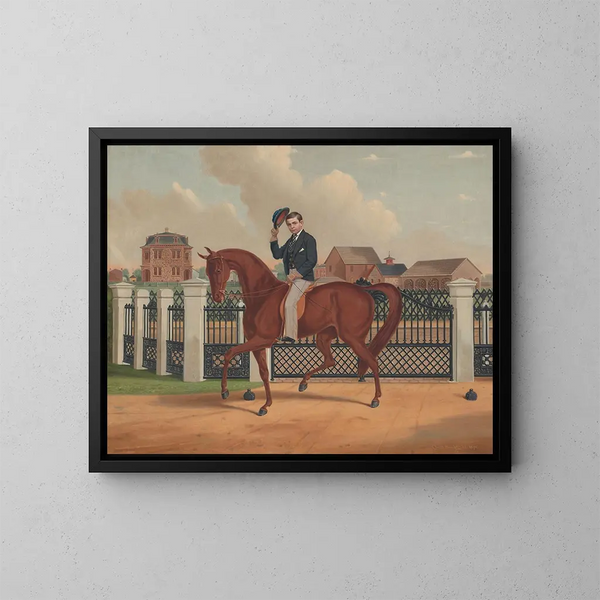 van George Franklin Archer en de Archer-residentie - Charles Spencer Humphreys — ingelijst kunstwerk aan de muur