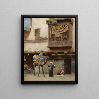 Charles Sprague Pearce - A pottery Seller In Old Cairo.webp