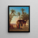 Dorp in de Algerijnse woestijn - Charles Théodore Frère — ingelijst kunstwerk aan de muur