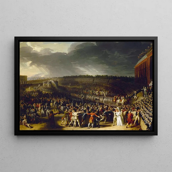 Charles Thvenin - La fte de la Fdration le 14 juillet 1790 au ChampdeMars actuel 7me arrondissement.webp