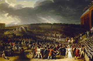 Charles Thvenin - La fte de la Fdration le 14 juillet 1790 au ChampdeMars actuel 7me arrondissement.webp