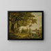 Een Engelse pointer in een landschap - Charles Towne — ingelijst kunstwerk aan de muur