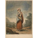 Reproductie van het schilderij De straatverkoper - Charles Turner