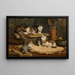 De Spion - Charles Van Den Eycken — ingelijst kunstwerk aan de muur